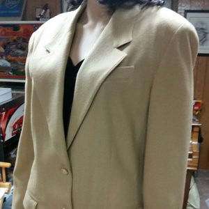 Liz Sport Tan Blazer. Size 12p